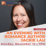 An Evening with Romance Author Jackie Lau