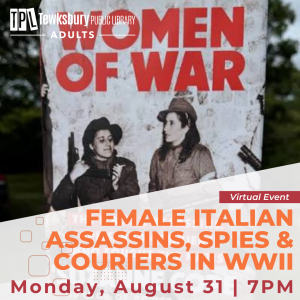 VIRTUAL: Women of War -- Italian Assassins, Spies & Couriers Who Fought The Nazis image