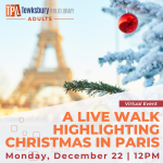 Armchair Travel To Paris (A LIVE Walk Highlighting Christmas In Paris)