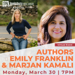 Bestselling Author Emily Franklin In Conversation With Bestselling Author Marjan Kamali