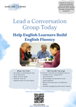 English At Large flyer