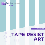 Vertical teal stripes