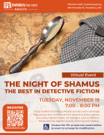 VIRTUAL: The Night of Shamus -- Celebrating The Best In Detective Fiction