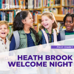 Four children stand next to each other smiling