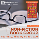 Non-Fiction Book Group: For Blood and Money