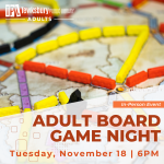 Adult Board Game Night