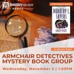 The Armchair Detectives Mystery Book Group -- Gaudy Night
