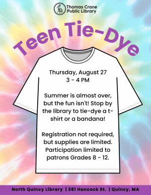 TEEN Tie-Dye @ North Quincy image