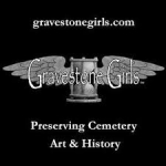Picture of the gravestone girl logo