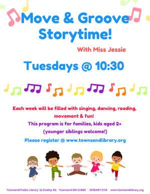Move & Groove Storytime w/ Miss Jessie! image