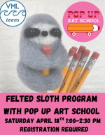 Felted Sloth