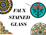 faux stained glass