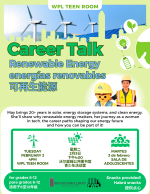 flyer for renewable energy talk 
