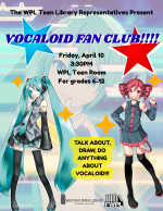 vocaloid fan club flyer