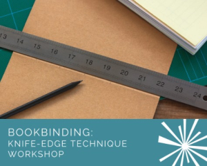 Weston AIC: Bookbinding Workshop—Knife-Edge Technique image