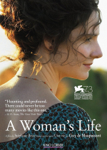 DVD cover showing an old-fashioned woman's profile with an updo and period dress.
