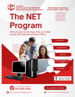 The NET Program June 22 Event Flyer.