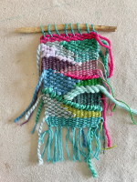 Colorful woven panel