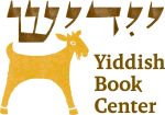 Yiddish Book Center logo with a gold goat
