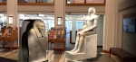 AR image of statueS in lobby of WPL