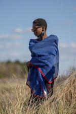 luna joachim blue scarf