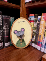 image of mouse made of an egg carton