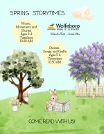 2026 Spring Storytime Flyer