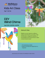 Kids Art Class Wind Chime