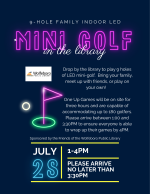 SRP 2026 Mini Golf Flyer