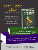 Teen Book Club Flyer
