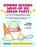 SRP Wrap-Up Ice Cream Party Flyer