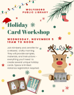 Card Workshop Holiday