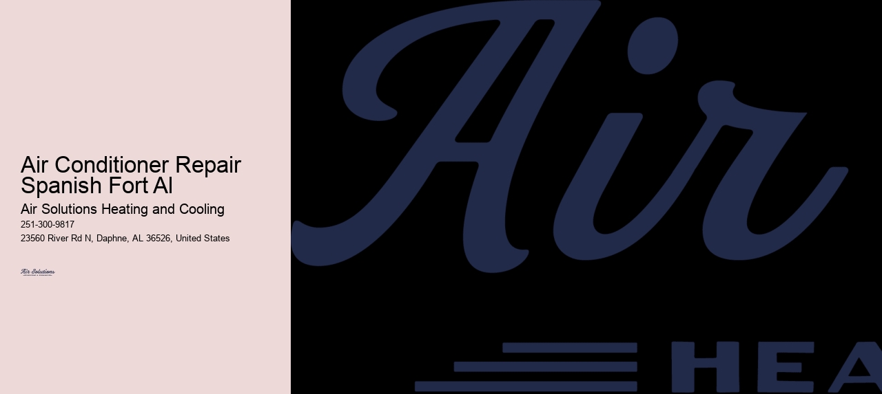 Air Conditioner Repair Spanish Fort Al