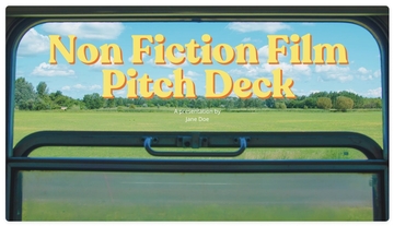 Wes Anderson Film Pitch Deck Presentation Template