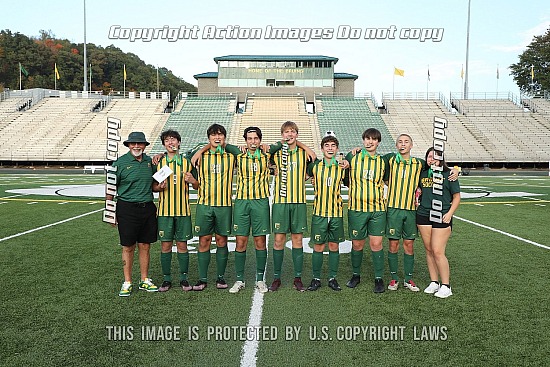 Brooke HS varsity soccer boys senior recognition