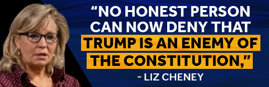 No honest person can now deny that Trump is an enemy of the Constitution - Liz Cheney