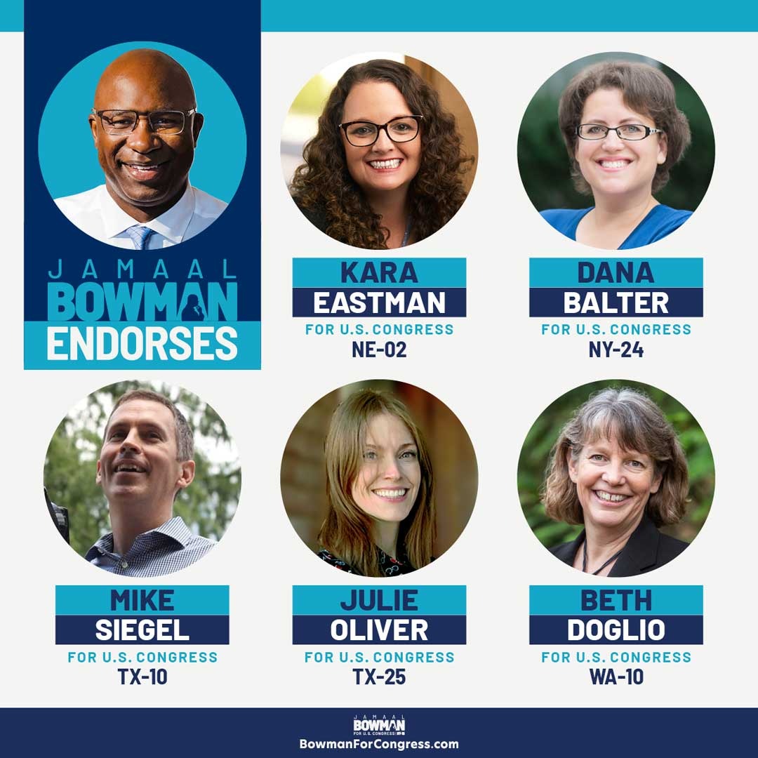 Jamaal Bowman Congressional endorsements