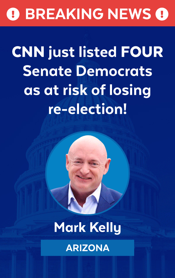CNN just listed FOUR Senate Democrats at risk of losing!