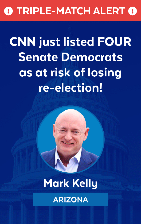 CNN just listed FOUR Senate Democrats at risk of losing!