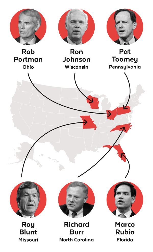 Portman, Johnson, Toomey, Blunt, Burr, Rubio