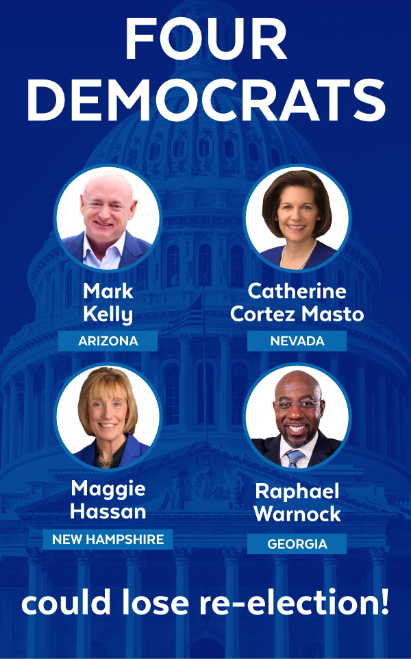 and CNN says these FOUR Democrats could lose re-election!