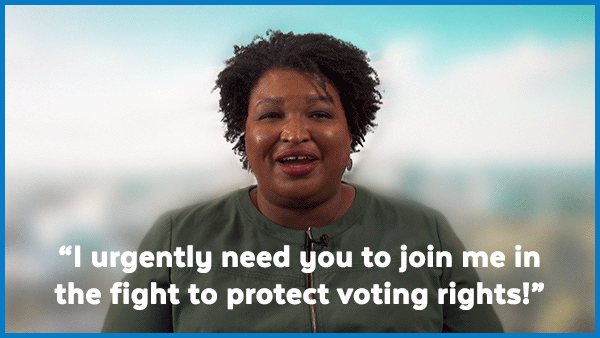 Abrams: 'I urgently need you to join me'