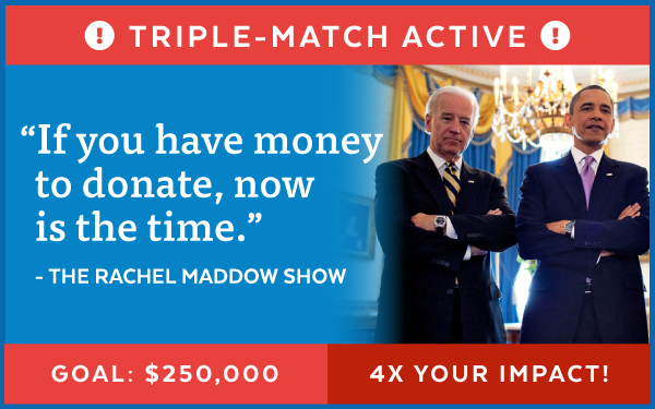 Maddow Show: 'If you have money to donate, now is the time.'