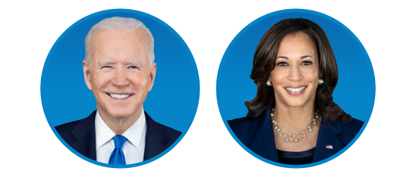 Biden and Harris
