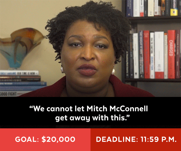 Abrams: 'We cannot let Mitch McConnell get away with this'