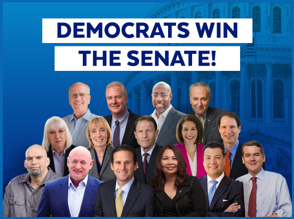 Democrats win the Senate!