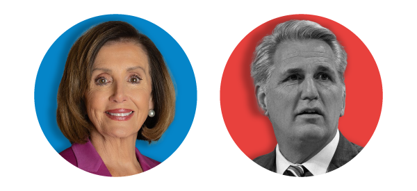 Nancy Pelosi and Kevin McCarthy