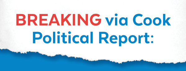 Breaking via Cook Political Report: