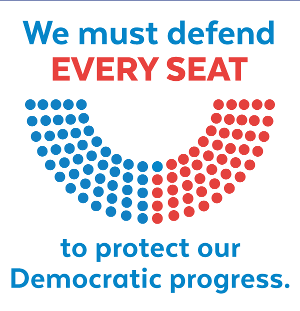 We must defend every seat to protect our Democratic progress.
