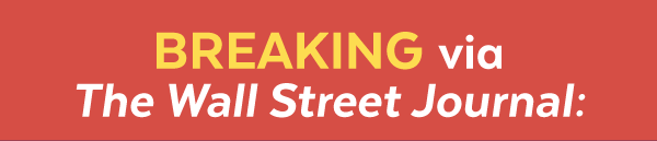 Breaking via The Wall Street Journal: